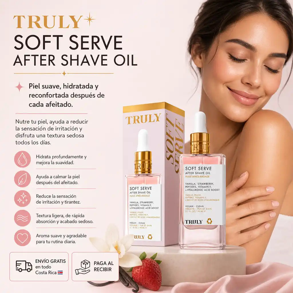 Aceite para Después del Afeitado Truly Soft Serve After Shave Oil