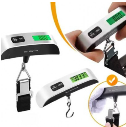 Báscula Digital Portátil Para Equipaje: Viaja Sin Estrés