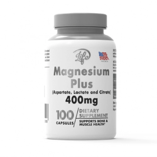 Magnesium Plus — Complejo Bio-Absorbible 3 en 1: Huesos Fuertes, Músculos Relajados y Equilibrio Nervioso (100 Cápsulas • Suministro 50 Días)
