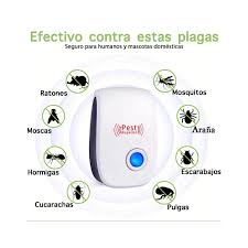 Repelente Electrónico Ultrasónico de Plagas (Pest Repeller)