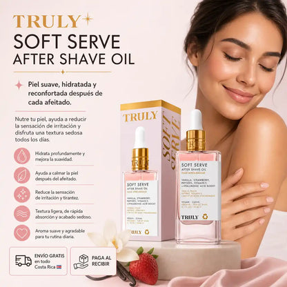 Aceite para Después del Afeitado Truly Soft Serve After Shave Oil