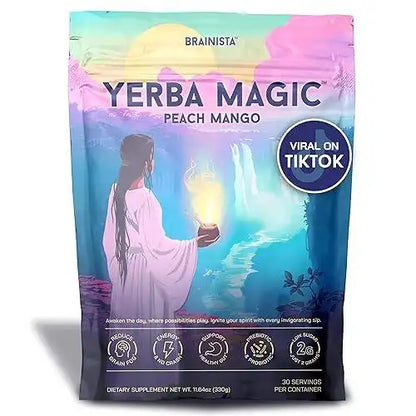 Yerba Magic®: Energía limpia, enfoque mental real y digestión ligera — sin café, sin picos, sin ansiedad. (30 porciones)