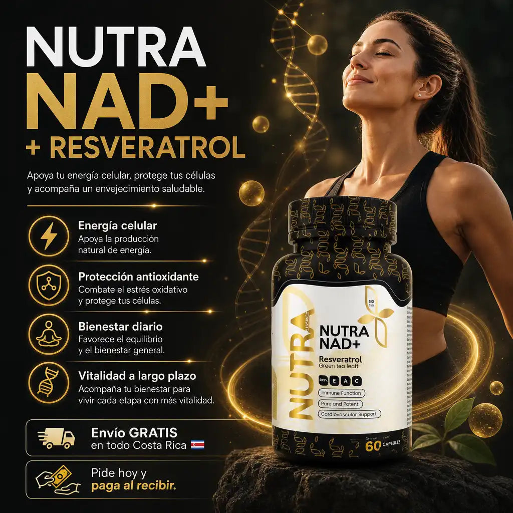 Nutra NAD+ Resveratrol - 60 Cápsulas