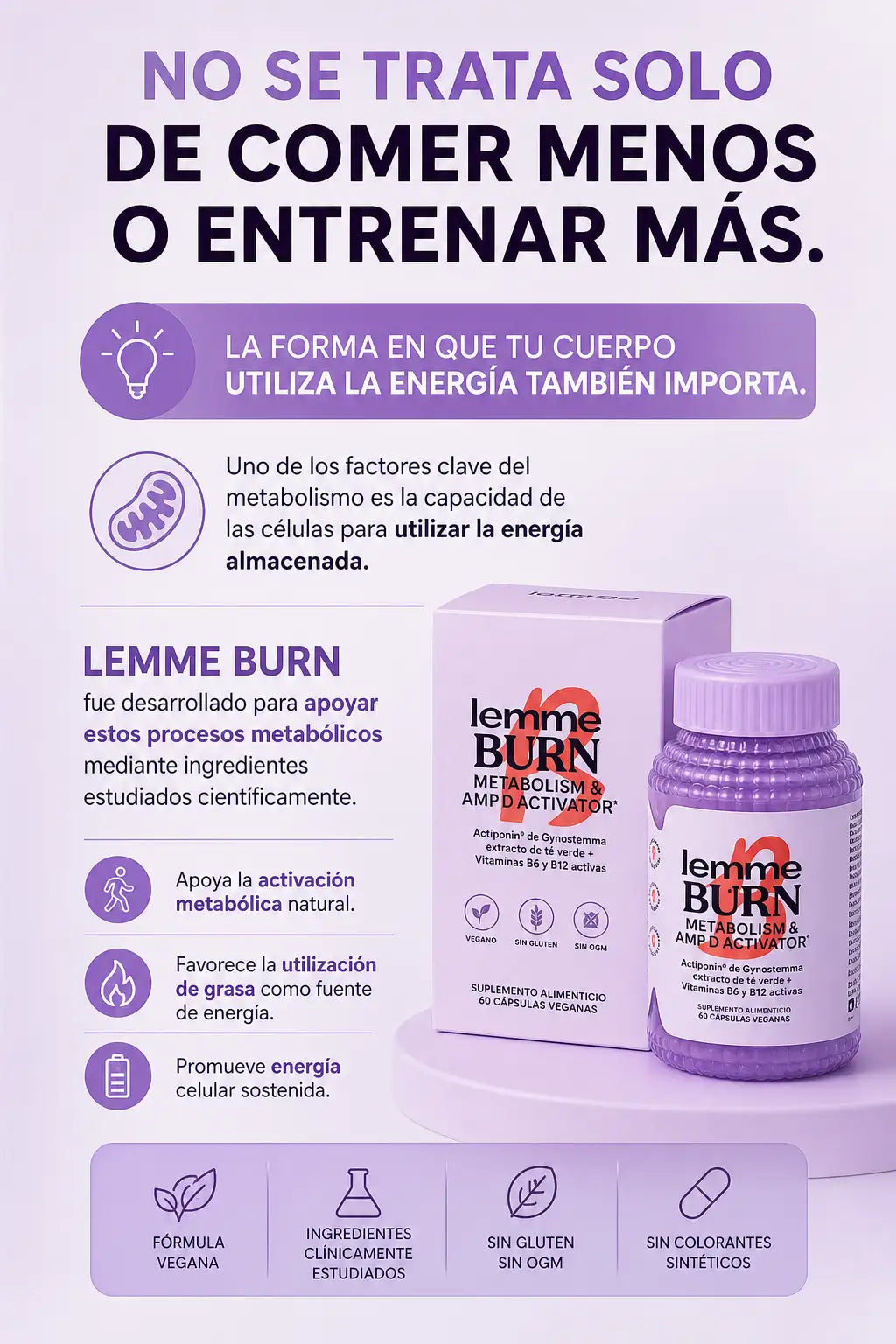 Lemme Burn - 60 Cápsulas