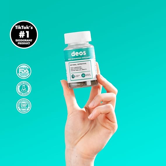 DEOS™ – Desodorante Natural Interno