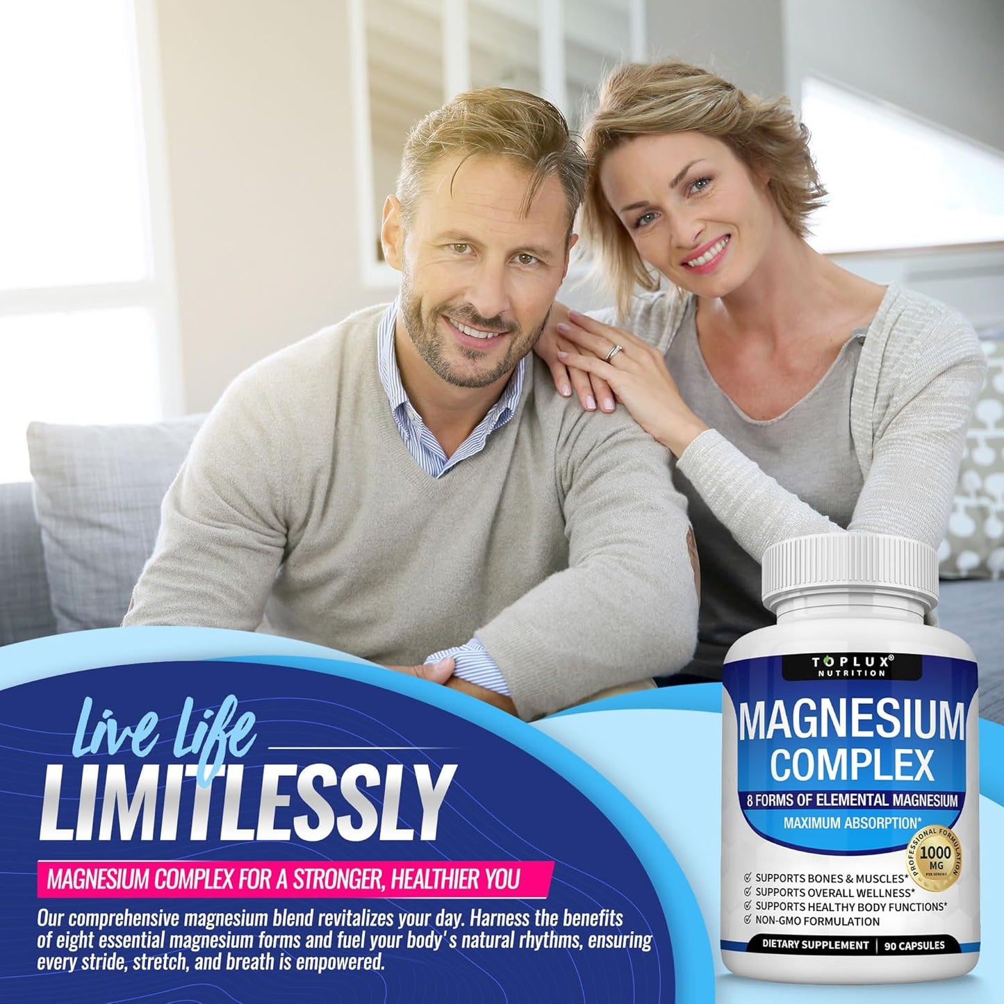 Magnesium Complex 8-en-1: El Equilibrio que tu Cuerpo Necesitaba 💎