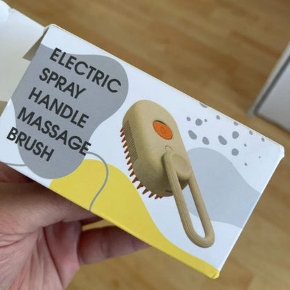 Cepillo Eléctrico Masajeador con Spray/Vapor