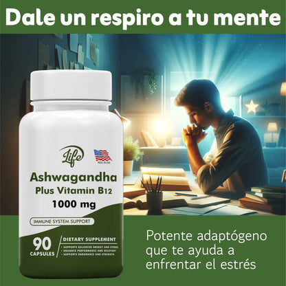 Complejo Ashwagandha + Vitamina B12