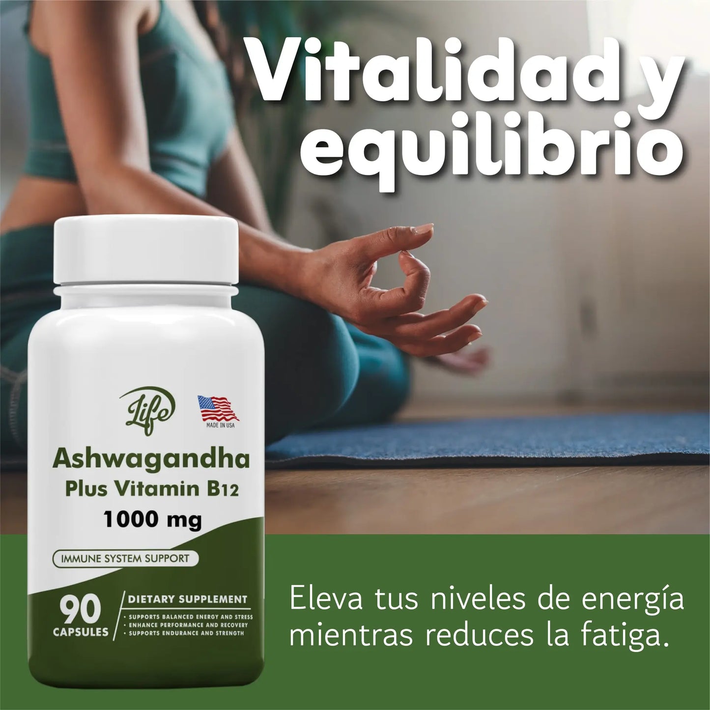 Complejo Ashwagandha + Vitamina B12