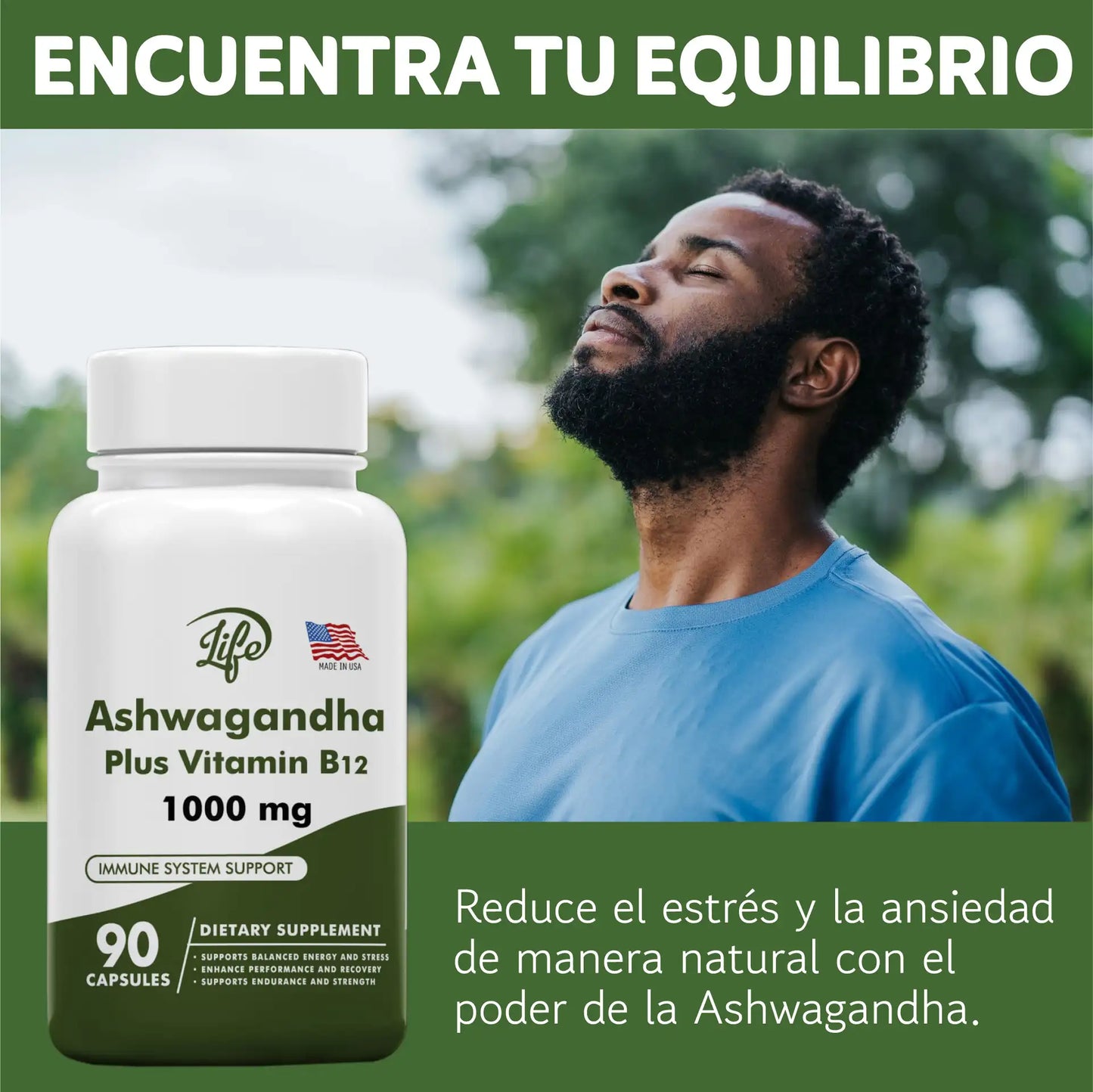 Complejo Ashwagandha + Vitamina B12