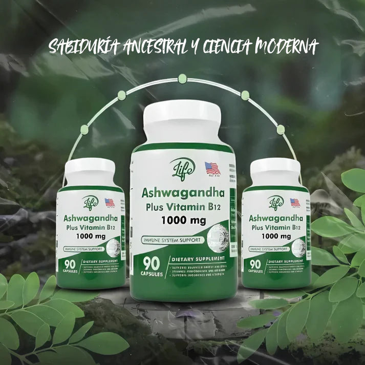 Complejo Ashwagandha + Vitamina B12