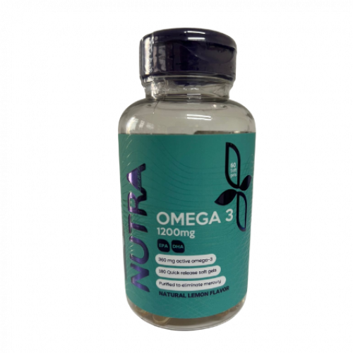 Nutra Omega 3 Premium 1200 mg Sabor Limón