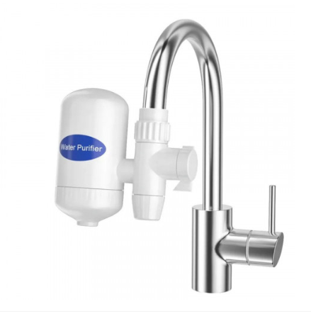 Filtro Purificador de Agua para Grifo – Cartucho Cerámico + Carbón Activado
