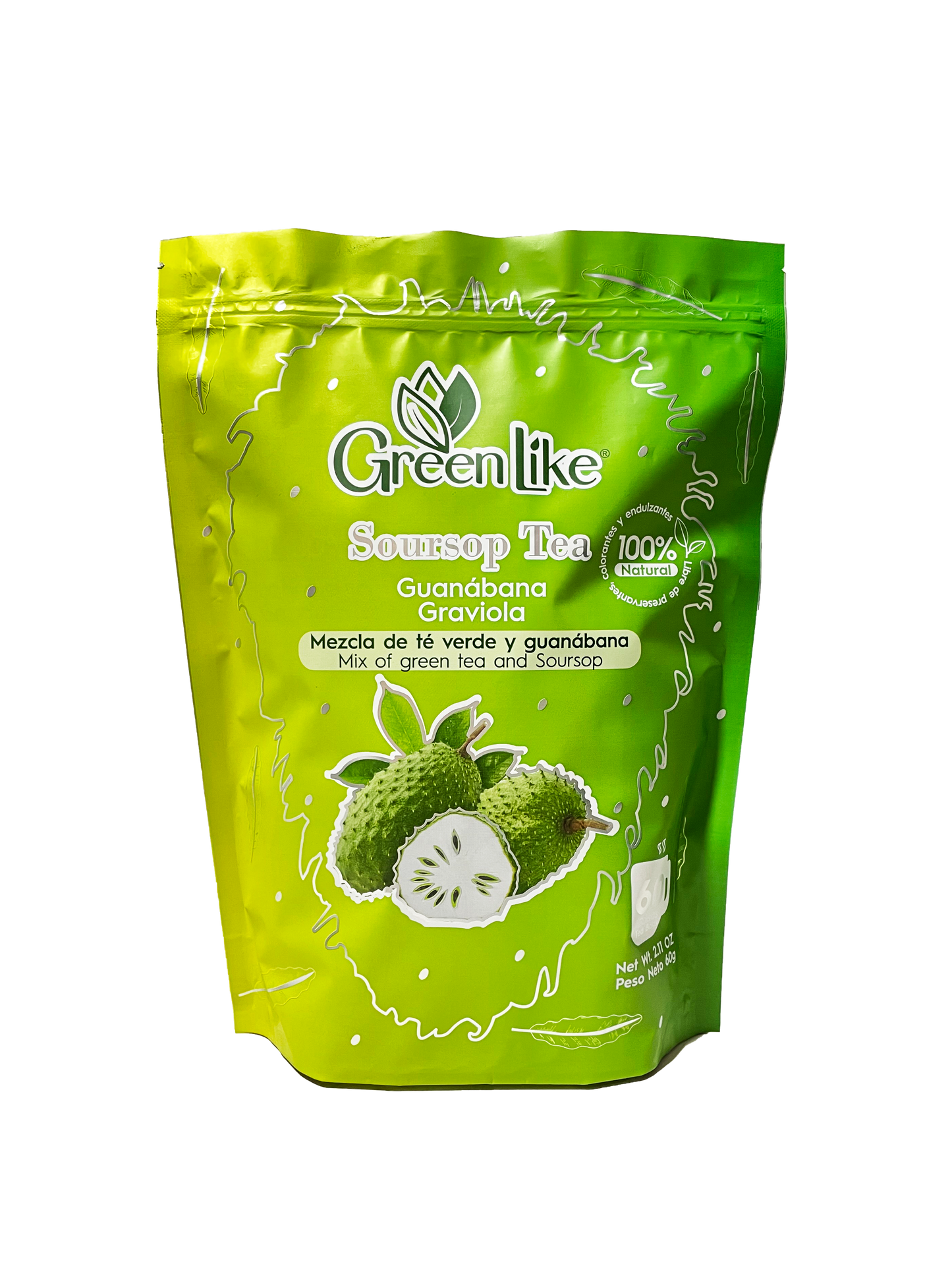 🍃 Greenlike™ Soursop Tea: El Elixir de la Selva en tu Taza
