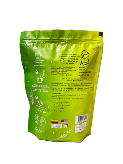 🍃 Greenlike™ Soursop Tea: El Elixir de la Selva en tu Taza