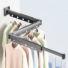 Tendedero de Pared Plegable y Retráctil