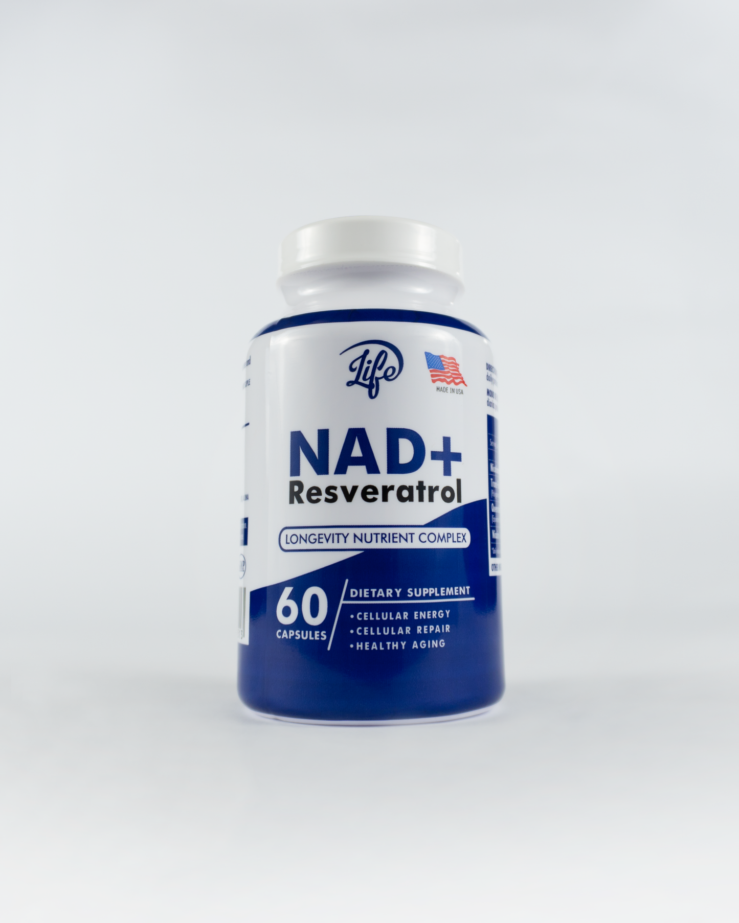 NAD+ Resveratrol – Complejo de Longevidad y Energía Celular