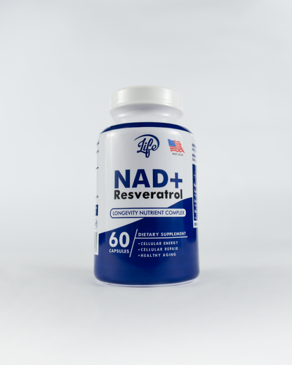 NAD+ Resveratrol – Complejo de Longevidad y Energía Celular