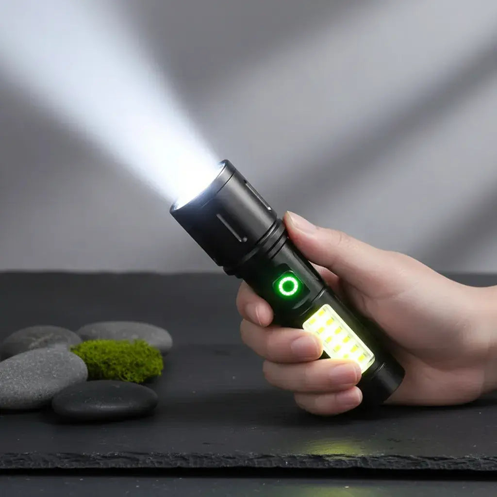 Linterna Táctica Multifuncional LED COB
