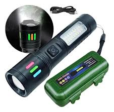 Linterna Táctica Multifuncional LED COB